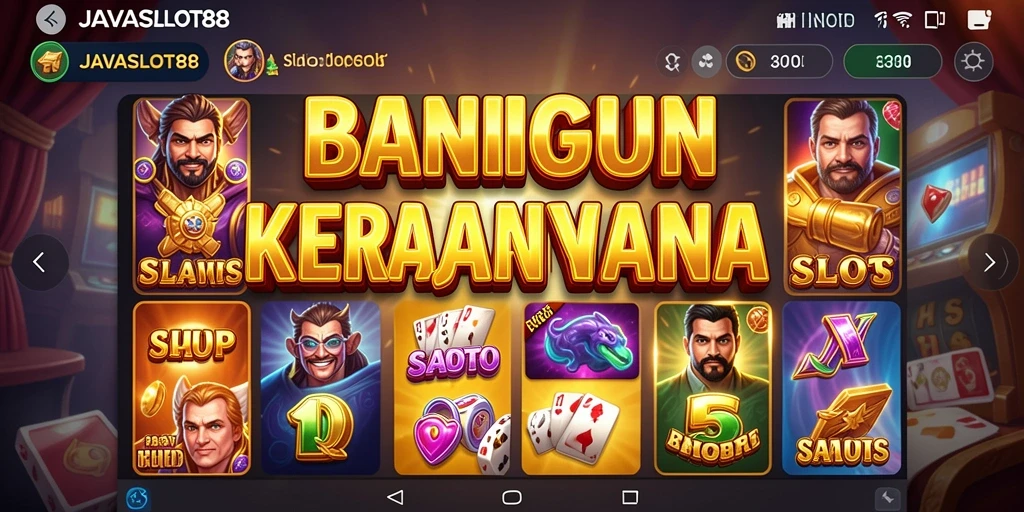 Tampilan gameplay menarik di JAVASLOT88 yang penuh dengan slot.