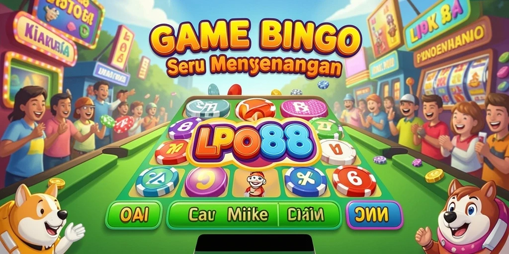 Tampilan gameplay LPO88 dengan suasana Bingo yang seru.