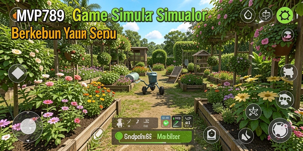 Tangkapan layar Gameplay yang menggambarkan keseruan berkebun di MVP789.