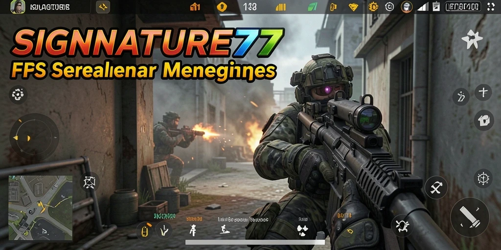 Screenshot gameplay SIGNATURE77 yang menampilkan aksi seru dan grafis tajam.